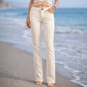 Dittos Straight White Jeans, Size 25